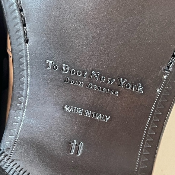 brand New To Boot New York Size 11 Adam Derrick Antique Brown Slip On Loafer - Picture 11 of 13